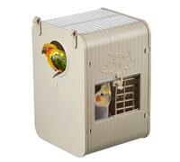 Genérico Parrot Breeding Box, Spacious Well-Viewed Box with Internal and Ladder, Accessory For Budgies Cockatiels, Wooden Nesting Ɓôx