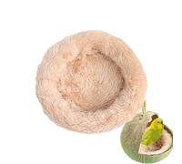 Genérico Parrot COUNCIÓN del COMENTA - Coca de Coco Natural, acogedora anidación | Cama para Dormir de Borde Suave para pájaro pequeño, babá, Periquito, Periquito, Jaula de cacatúa