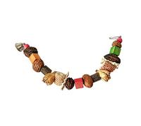 Genérico Parrot Toy - 60cm Natural Wood Bird Chew Rope Swing Perch