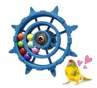 Genérico Parrot Toys - Funny Rotating Chew Pet Supplies, Windmill Toy Bird Cage Accessories, Natural Wood Chewing Spinner For Lovebird Cockatiel | Enrichment Activity For Myna Pigeon Sparrow Parakeet