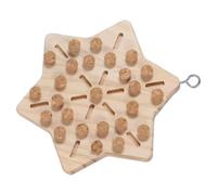 Generico Parrot Toys,Wooden Bite Game With Removable Corks,Bird Cage Toys - For Training Mental Stimulation Physical Exercise Boredom Prevention Beak Health Environmental Enrichment Home