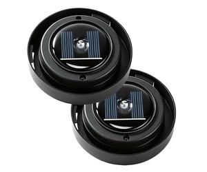 Genérico Parte de repuesto de luz solar: piezas de linterna de jardín de 2 piezas, módulo de LED impermeable, de batería de 8 cm, kit de reparación de iluminación exterior