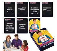 Genérico Party Card Games - Lie Guessing Deck, Fun Challenge Card Set, Team Building Group Cards, Social Interaction Party Pack, Family Festival Birthday Celebration Activity Toolset, Indoor out