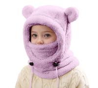 Genérico Pasamontañas Térmico de Invierno Niños, Multifuncional Balaclava Prueba de Viento Cálido Máscara de Esquí, Cute Animal Gorro Forro Polar con Calentador de Cuello para Niños Niñas 3-10 Años