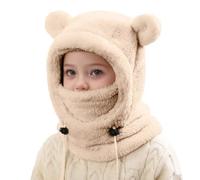 Genérico Pasamontañas Térmico de Invierno Niños, Multifuncional Balaclava Prueba de Viento Cálido Máscara de Esquí, Cute Animal Gorro Forro Polar con Calentador de Cuello para Niños Niñas 3-10 Años