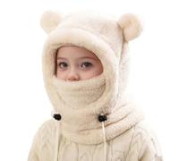 Genérico Pasamontañas Térmico de Invierno Niños, Multifuncional Balaclava Prueba de Viento Cálido Máscara de Esquí, Cute Animal Gorro Forro Polar con Calentador de Cuello para Niños Niñas 3-10 Años