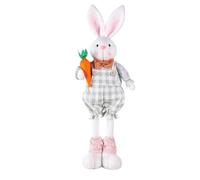 Genérico Pascua Bunny Plush - Líneas retráctiles Bunny de Peluche | PARTINE Forth, Hold Flowers & Carrot, Photo Access