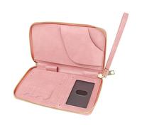 Genérico Passport Holder for Travel, Passport Book Holders PU Leather Multi Card Slot, 7.48x4.33x0.98 Inches Portable Waterproof Document Ticket Storage Wallet Purse to Men, Women Travels Companion