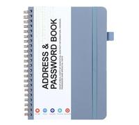 Genérico Password Book with Alphabetical Tabs, Portable secret Organizer Notebook, 59x0.71in Secure Password Keeper, Organized Storage Solution for Home and Meeting Room
