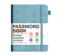 Genérico Password Book With Alphabetical Tabs, Website Password Organizer Book, Pocket Address Log Notebook For Account Details, Website Logins, Important Contacts