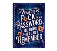 Genérico Password Keeper Books, What The F*** Is My Password, And Other S**t I Can't Remember - Funny Password1 Notebook for Seniors, Parents, Youth
