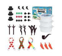 Genérico Pasta De Modelar - Kit De Construcción Muñeco De Nieve | Pasta De Modelar De Navidad para, 41 O 73 Piezas, Creativo Para , Actividades Escolares Y Artesanías De Invierno