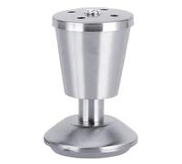 Generico Patas Ajustables de Acero Inoxidable for sofá, Patas Repuesto for Muebles, Silla, Mesa, Escritorio, gabinete, 8/10/12/15cm Altura, 4 Uds(4Pcs-80mm)