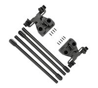 Genérico Patas De Banco Metálicas | Patas De Banco Plegables En Aleación De Aluminio,Soportes para Longboard Deportes Hogar Juventud Jardín Camping Exterior Patio