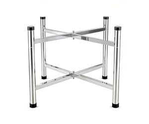 Genérico Patas de Mesa Plegable Acero Inoxidable for Interiores y Exteriores Comedor Fiesta, Patas Repuesto for Mesa de Trabajo, Preparación Alimentos, Cocina Casera(D90xH60cm)