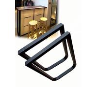 Genérico Patas de Metal for Muebles, Patas Ajustables for Taburete de Bar, Patas de Mesa Resistentes for Escritorio, gabinete, Banco de Trabajo, Soporte (Juego de 2)(50x78cm)