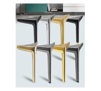 Genérico Patas de Muebles de Metal for gabinetes, reemplazo de Patas de sofá, Patas de Acero Inoxidable Resistentes for aparadores, elevadores de Cama, tocador de baño(Titanium Gold,Height 4.7"/12cm)