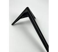 Genérico Patas de Muebles de Metal, Patas de Soporte Resistentes for cómoda, Mesa de Centro, Mesa de Comedor, aparador, Patas de Repuesto for Muebles de Bricolaje(Black,Height 11.8 inch/30cm)