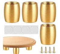 Genérico Patas de Oficina | 4 Piezas de Soportes para cómoda - Patas de Resistentes Antideslizantes para Silla mesita de Noche, Armario, Cocina, cómoda Cama, Oficina, Armario