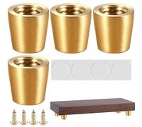 Genérico Patas De Recambio para Muebles, Patas para Muebles De Madera, Almohadillas Protectoras Antideslizantes Modernas para Nivelar Y Mover En Alfombra, Terraza, Sala Y Dormitorio