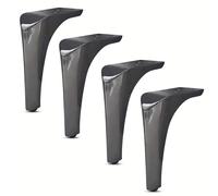 Genérico Patas De Repuesto para Muebles, Pies Repuesto De Metal Mesa Centro, Pata De Soporte Sofá, para Tocador con Tornillos Y Base Antideslizante(13cm(4pcs))