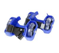 Genérico Patines y Práctica de Patinaje Segura para Ajustables Ruedas Luminosas Azules, Diseño Resistente y Tornillos Ajustables para Uso Exterior