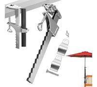 Genérico Patio Umbrella Holder - Umbrella Stand Bench Buddy - Easy Installation Adjustable Patio Umbrellâ Side Holder for Deck, Dock, Bleachers Boats