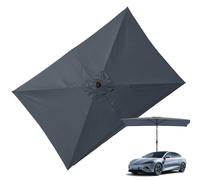 Genérico Patio Umbrella Replacement Canopy, 6.6x10ft Heavy Duty Cantilever Parasol Top, Sturdy Shade Cover for Deck, Backyard, Outdoor Spaces, Garden, and Poolside Areas
