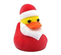 Generico Patos de Navidad | Estatuas de animales con sombrero de Papá Noel | Miniaturas de jardín Decoración de Patos para | Regalos de Calcetín Navidad Bolsas Fuente
