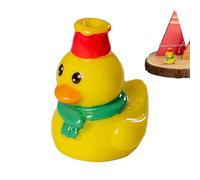 Generico Patos en miniatura - Decoración navideña con figuritas de patos en miniatura, figuras de animales para fiestas y fiestas, para clase, piscina, baño, jardín, colección paisaje