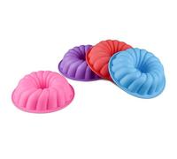 Genérico Patrón Espiral de silicona Molde de La Torta Mini Cake Pan Jelly Pudding Moldes Para Hornear Bandeja Fabricante DIY Para Hornear Tortas Herramientas