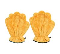 Genérico Paw Bathing Towel - Coral Fleece Grooming Glove | Absorbent Pet Bath Mitt with Fabric, Quick Drying Design with Comfortable Hand Fit, Dog Kitten Rabbit Cleaning Accessory for Home Bathing