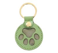 Genérico Paw Keepsake, Memory Pendant, Leather with 3.62x2.36in Size Charm Souvenir, Pet Jewelry for Home Display, Travel Ceremony, Daily Reminder, Friends Gift, Birthday Loss