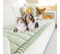 Genérico Pawcart Couch Cover, Paw Lounge Plush Pet Couch Cover, Non Slip Fuzzy Pet Couchs Covers for Sofa, Ultra-Soft Non-Slip Sofa Protector for Room or Bedroom (Green,31 * 47 in)