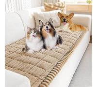 Genérico Pawcart Couch Cover, Paw Lounge Plush Pet Couch Cover, Non Slip Fuzzy Pet Couchs Covers for Sofa, Ultra-Soft Non-Slip Sofa Protector for Room or Bedroom (Coffe,28 * 47 in)