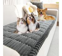 Genérico Pawcart Couch Cover, Paw Lounge Plush Pet Couch Cover, Non Slip Fuzzy Pet Couchs Covers for Sofa, Ultra-Soft Non-Slip Sofa Protector for Room or Bedroom (Dark Grey,28 * 28 in)