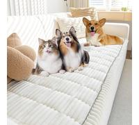 Genérico Pawcart Couch Cover, Paw Lounge Plush Pet Couch Cover, Non Slip Fuzzy Pet Couchs Covers for Sofa, Ultra-Soft Non-Slip Sofa Protector for Room or Bedroom (White,28 * 28 in)
