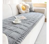 Genérico Pawcart Couch Cover Sofa, Ultra-Soft Non-Slip Pawlounge Plush Couch Cover with Waterproof Lining, Machine-Washable Ultra-Soft Paw Cart Couch Covers for Home (Light Gray,31.5 * 31.5in)
