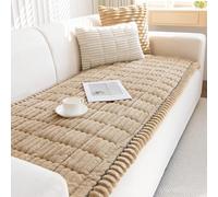Genérico Pawcart Couch Cover Sofa, Ultra-Soft Non-Slip Pawlounge Plush Couch Cover with Waterproof Lining, Machine-Washable Ultra-Soft Paw Cart Couch Covers for Home (Coffee,31.5 * 70.86in)