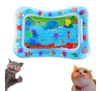 Genérico Pawkitty Water Mat, Pet Water Sensory Play Mat, Anti-Scratch Cool Comfort (Style-D)