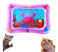 Genérico Pawkitty Water Mat, Pet Water Sensory Play Mat, Anti-Scratch Cool Comfort (Style-F)