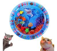 Genérico Pawkitty Water Mat, Pet Water Sensory Play Mat, Anti-Scratch Cool Comfort (Style-H)