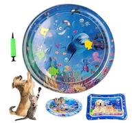 Genérico Pawmingle Cat Waterbed, Water Squishy Mat Toy for Cats, Ocean Breeze Splashland, Sensory Play Mat for , Toy Interactive (#19-60cm/25.6in)