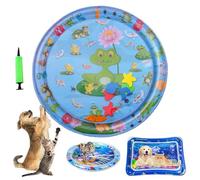 Genérico Pawmingle Cat Waterbed, Water Squishy Mat Toy for Cats, Ocean Breeze Splashland, Sensory Play Mat for , Toy Interactive (#16-60cm/25.6in)