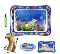Genérico Pawmingle Cat Waterbed, Water Squishy Mat Toy for Cats, Ocean Breeze Splashland, Sensory Play Mat for , Toy Interactive (#11-66cm*47cm/25.9 * 18.5in)