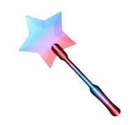 Genérico Payment Card Holder Wand - 3D Printed Star Stick, Contactless Card Extension, Kids Women Store, Supermarket Restaurant, Party Prank Tool, Blue Pink Reach Paying Accessory Fun