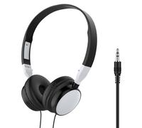 Genérico PC Headphone - Over-Ear Wired Computer Headset, Foldable On-Ear Headphones,Adjustable Noise Cancelling Business Office Headset, and Office Headsets For Tablets Mobile Phones Laptop PC