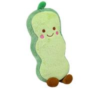 Genérico Pea Plush - 10.24inch Pea Plush Toy Cartoon Cute Soft Home Decor, Peaa Pod Pillow Toy For Thanksgiving New Year Reading Sitting Sleeping Massage Game Sofa TV Chair Couch Floor Desk Lounge