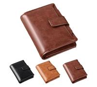 Genérico Peachloft Wallet, Peachloft Men's RFID Shielded Bifold Wallet, Shielded Bifold,Men's Multi Card, 14 Card Slots (Brown)