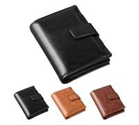 Genérico Peachloft Wallet, Peachloft Men's RFID Shielded Bifold Wallet, Shielded Bifold,Men's Multi Card, 14 Card Slots (Black)